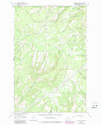 Colockum Pass 1966 topographic map thumbnail
