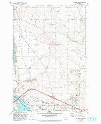 Columbia Point 1992 topographic map thumbnail