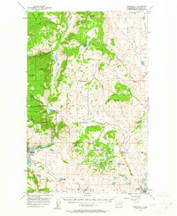 Conconully 1957 topographic map thumbnail