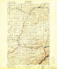 Connell 1918 topographic map thumbnail