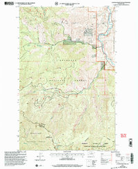 Cooper Mountain 2001 topographic map thumbnail