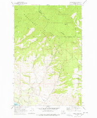 Cooper Ridge 1968 topographic map thumbnail