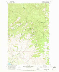 Cooper Ridge 1968 topographic map thumbnail