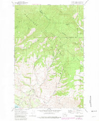 Cooper Ridge 1968 topographic map thumbnail