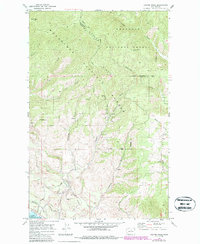 Cooper Ridge 1968 topographic map thumbnail