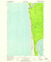 Copalis Beach 1955 topographic map thumbnail