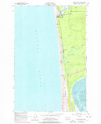 Copalis Beach 1955 topographic map thumbnail