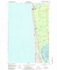 Copalis Beach 1955 topographic map thumbnail