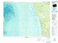 Copalis Beach 1980 topographic map thumbnail