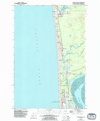Copalis Beach 1955 topographic map thumbnail