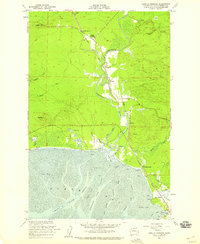 Copalis Crossing 1956 topographic map thumbnail