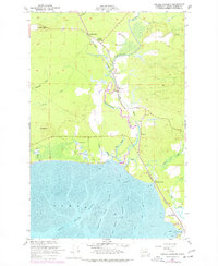 Copalis Crossing 1956 topographic map preview