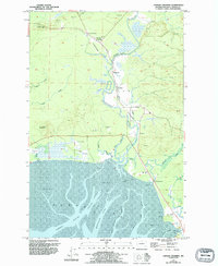 Copalis Crossing 1956 topographic map preview