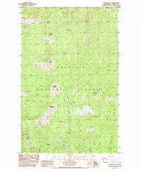 Copper Butte 1985 topographic map thumbnail