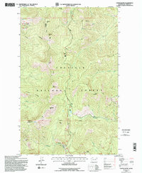 Copper Butte 1992 topographic map thumbnail