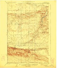 Corfu 1923 topographic map thumbnail