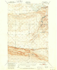 Corfu 1951 topographic map thumbnail