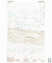 Corfu 1986 topographic map thumbnail