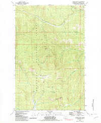 Corral Butte 1981 topographic map thumbnail