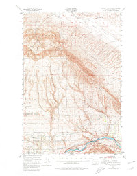 Corral Canyon 1951 topographic map thumbnail