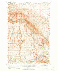 Corral Canyon 1951 topographic map thumbnail