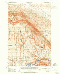 Corral Canyon 1951 topographic map thumbnail
