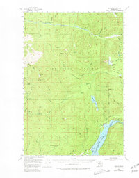 Cougar 1953 topographic map preview