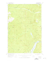 Cougar 1953 topographic map preview
