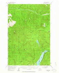 Cougar 1953 topographic map thumbnail