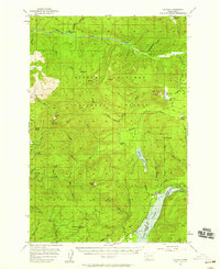 Cougar 1953 topographic map thumbnail