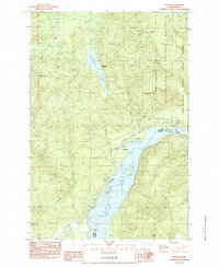 Cougar 1983 topographic map thumbnail