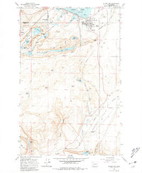 Coulee City 1965 topographic map thumbnail
