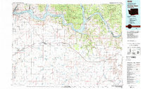 Coulee Dam topographic map thumbnail