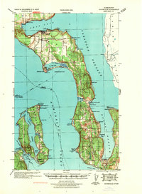 Coupeville 1939 topographic map thumbnail