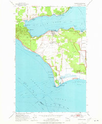 Coupeville 1953 topographic map thumbnail