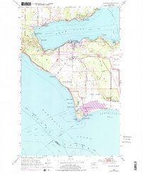 Coupeville 1953 topographic map thumbnail