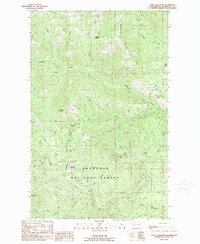 Coxit Mountain 1989 topographic map thumbnail
