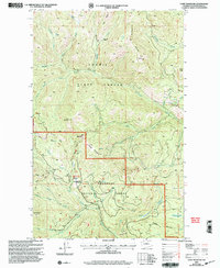 Coxit Mountain 2001 topographic map thumbnail
