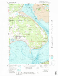 Crescent Harbor 1977 topographic map thumbnail