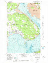 Crescent Harbor 1977 topographic map thumbnail