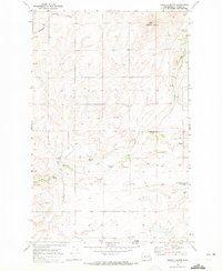 Creston Butte 1969 topographic map thumbnail