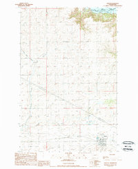 Creston 1989 topographic map preview