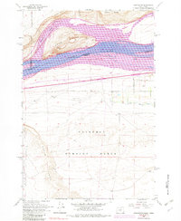 Crow Butte 1962 topographic map thumbnail