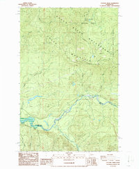 Cyclone Creek 1986 topographic map thumbnail