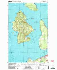 Cypress Island 1997 topographic map thumbnail