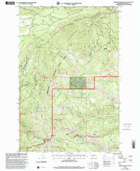 Darland Mountain 2000 topographic map thumbnail