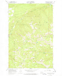 Darland Mtn 1967 topographic map thumbnail