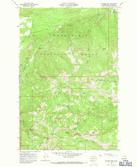 Darland Mtn 1967 topographic map thumbnail
