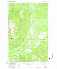 Darrington 1966 topographic map thumbnail