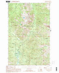 Davis Peak 1989 topographic map thumbnail